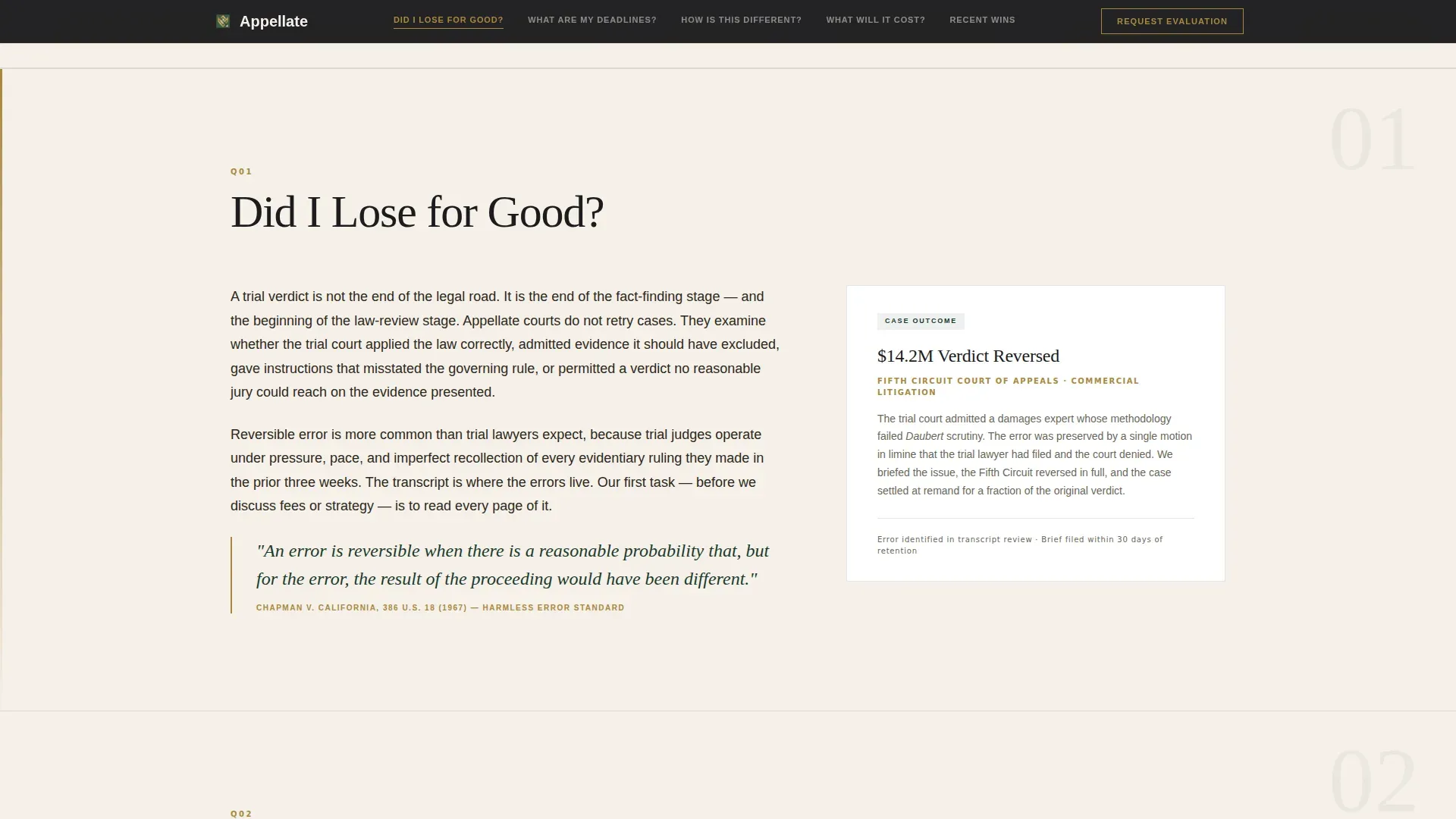 Advocacy Legal Landing Page Template | Precision Law