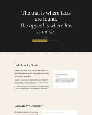 Advocacy Legal Landing Page Template | Precision Law