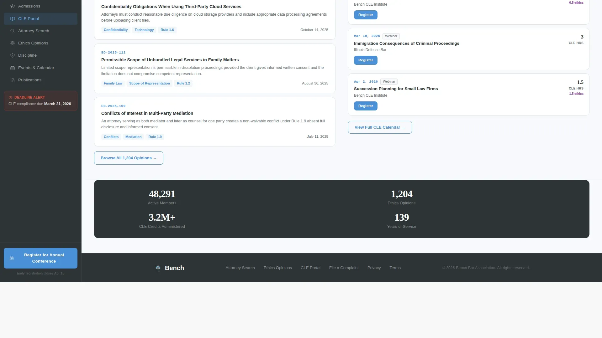 Specialist Regulatory & Licensing Professional Website Template