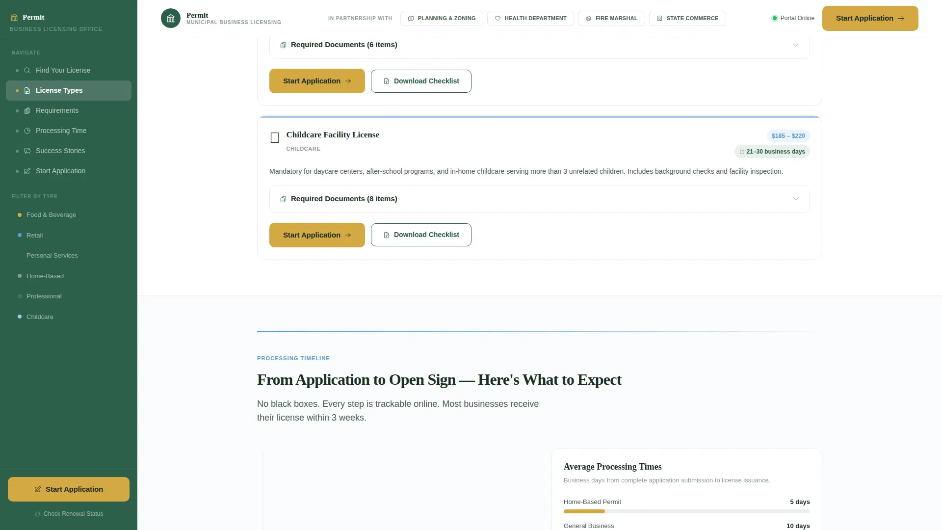 Advanced Regulatory & Licensing Professional Website Template