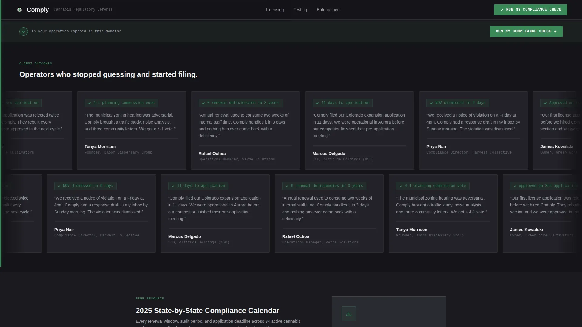 Specialist Regulatory & Licensing Privacy Policy & Terms Website Template