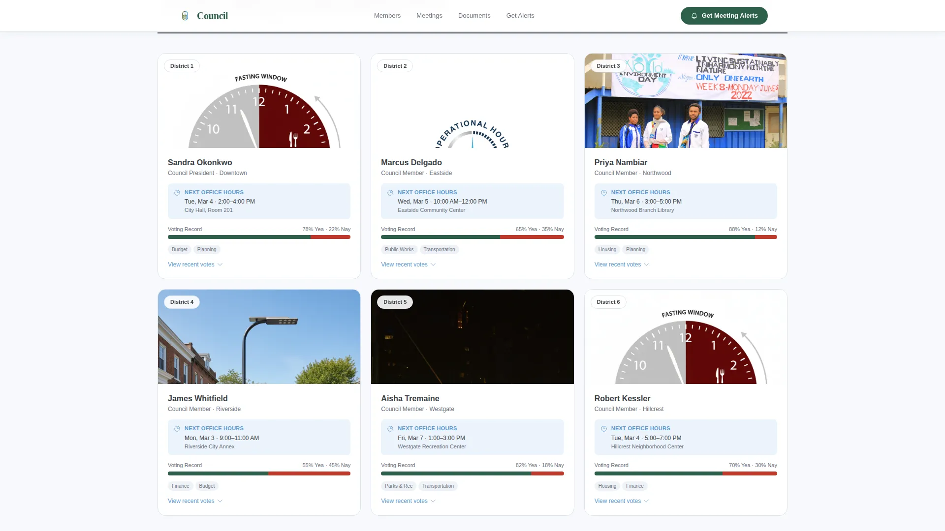 City & Municipal Directory Website Template