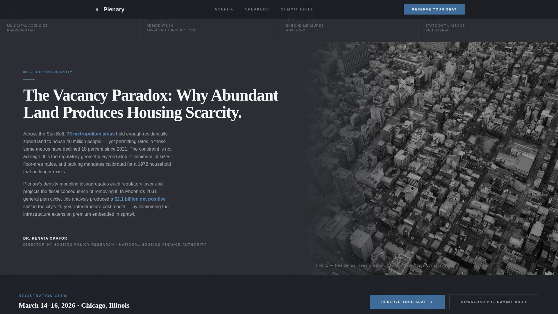 City Planning Summit Landing Page Template