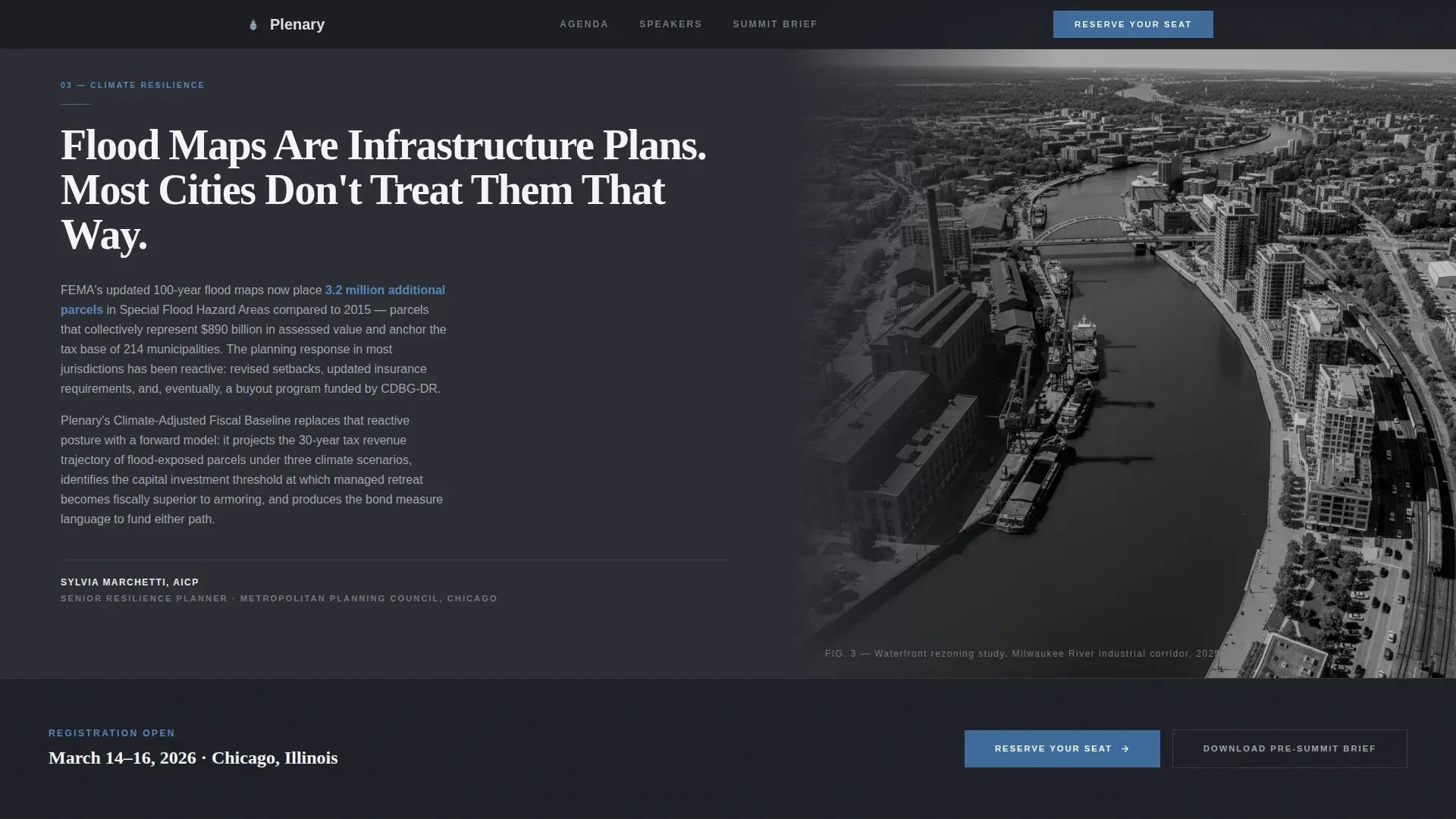 City Planning Summit Landing Page Template