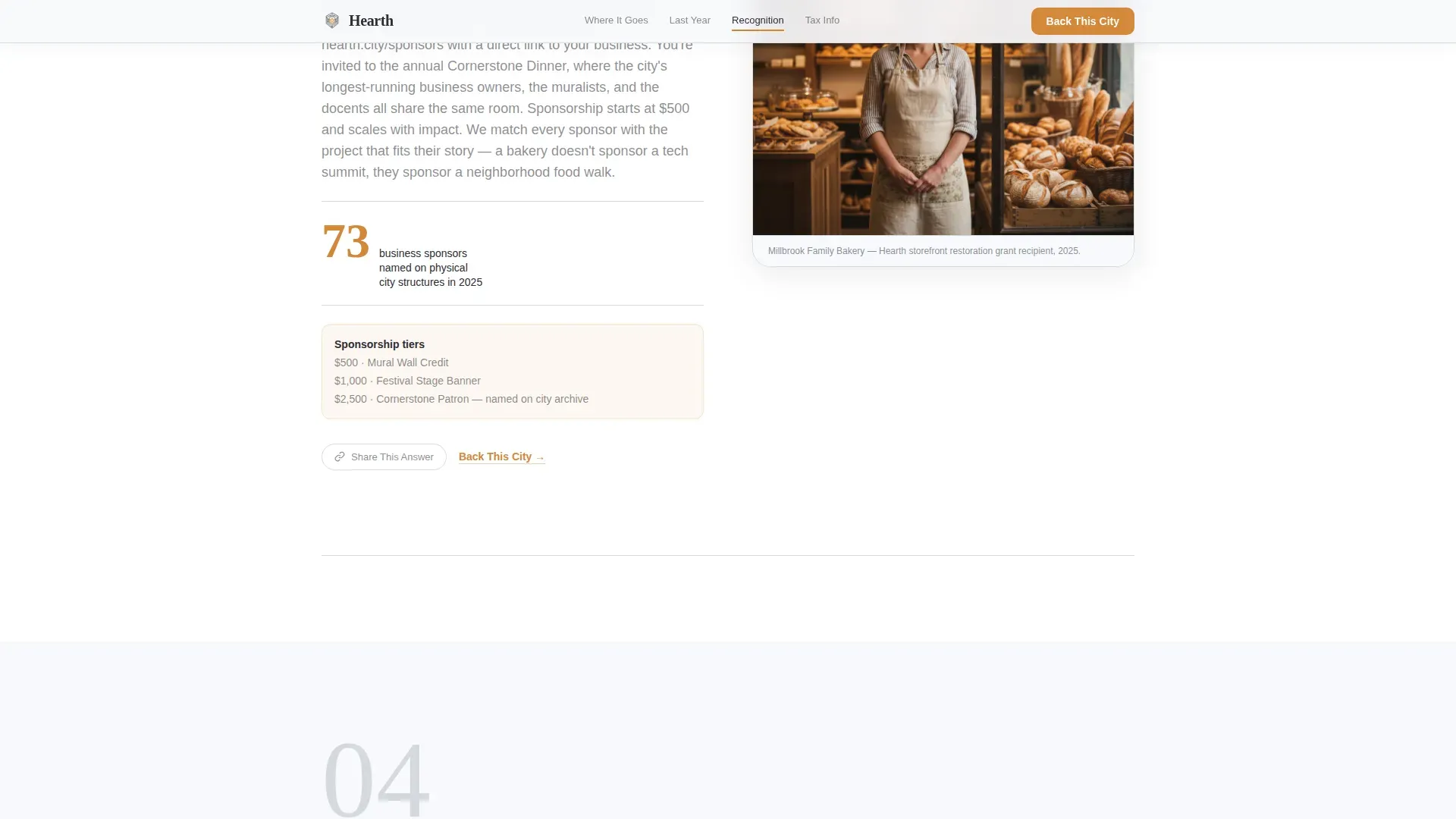 City Tourism Board Fundraising Landing Page Template