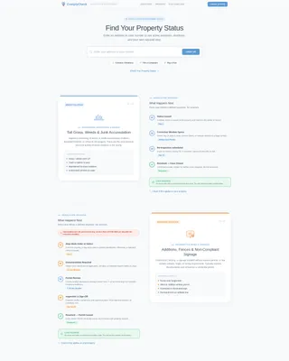 Code Enforcement Government Professional Website Template