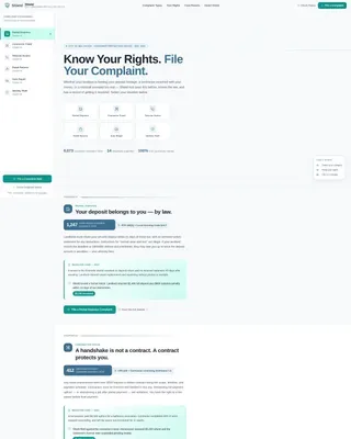 Consumer Protection Landing Page Template