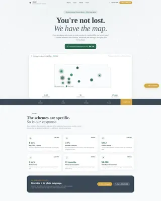 Consumer Protection Government Landing Page Template