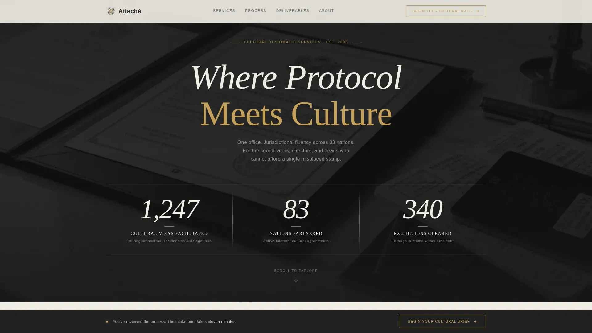 Specialist Embassy & Consulate Professional Website Template