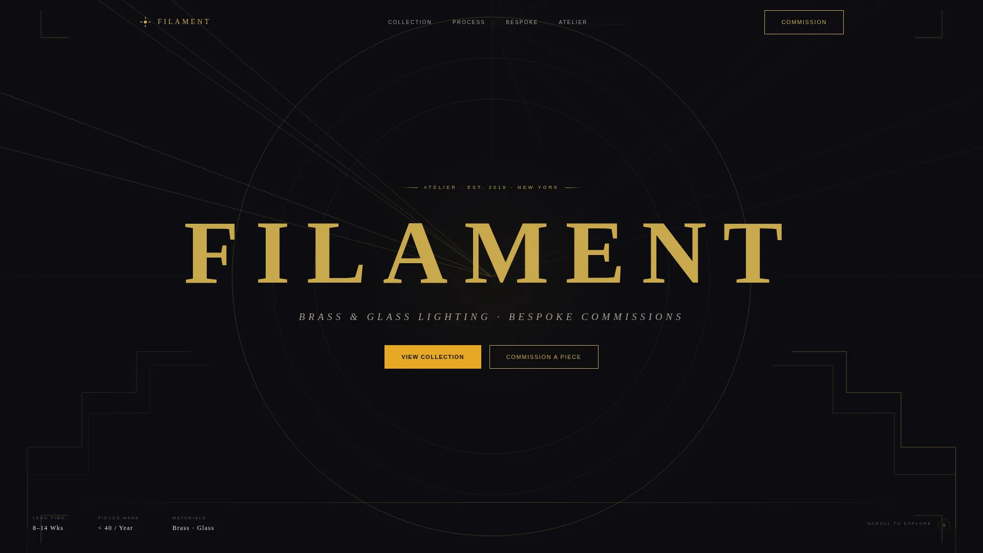 Art Deco Architecture Professional Website Template