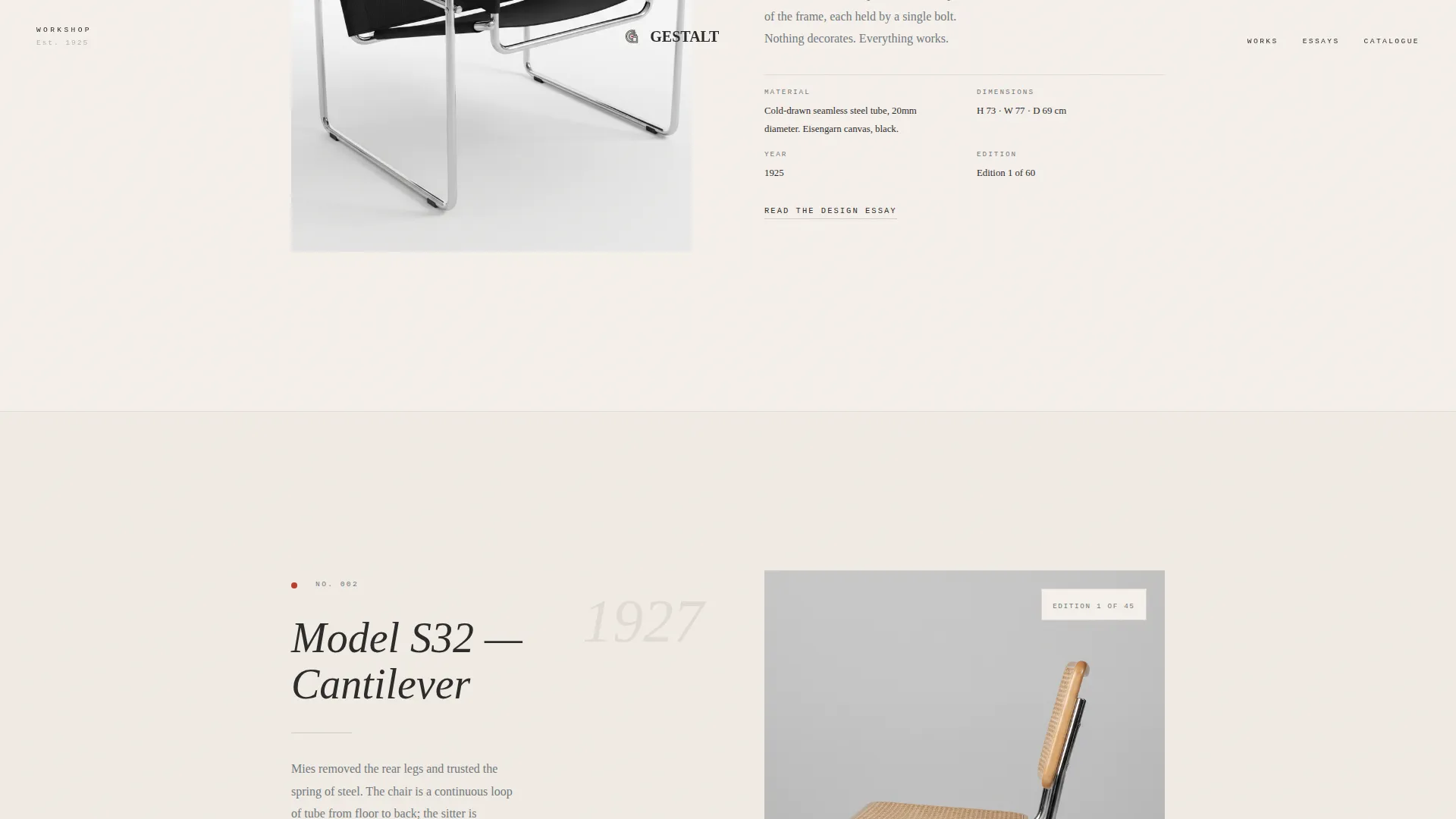 Bauhaus Architecture Professional Website Template
