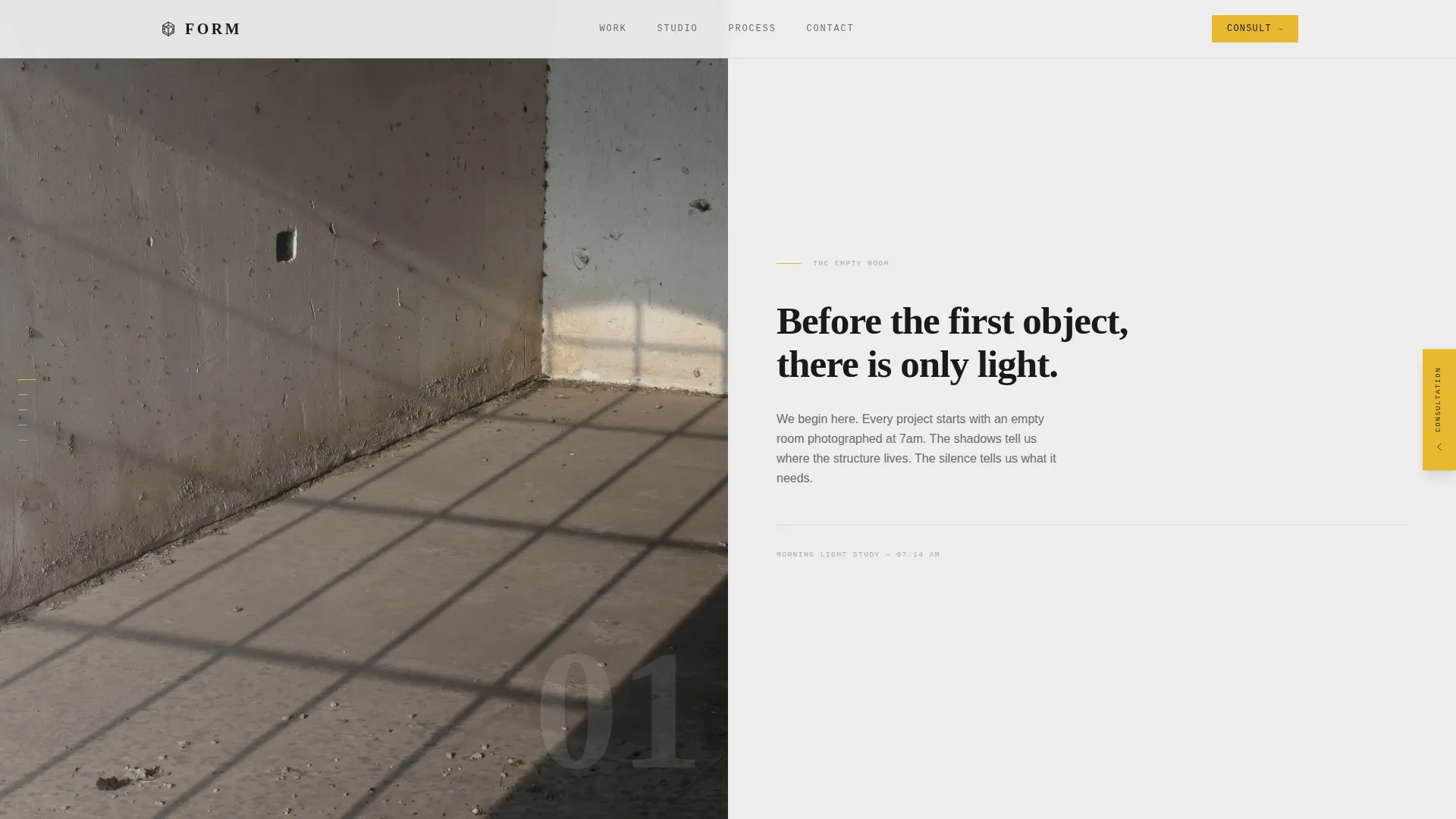 Bauhaus Architecture Blog Website Template