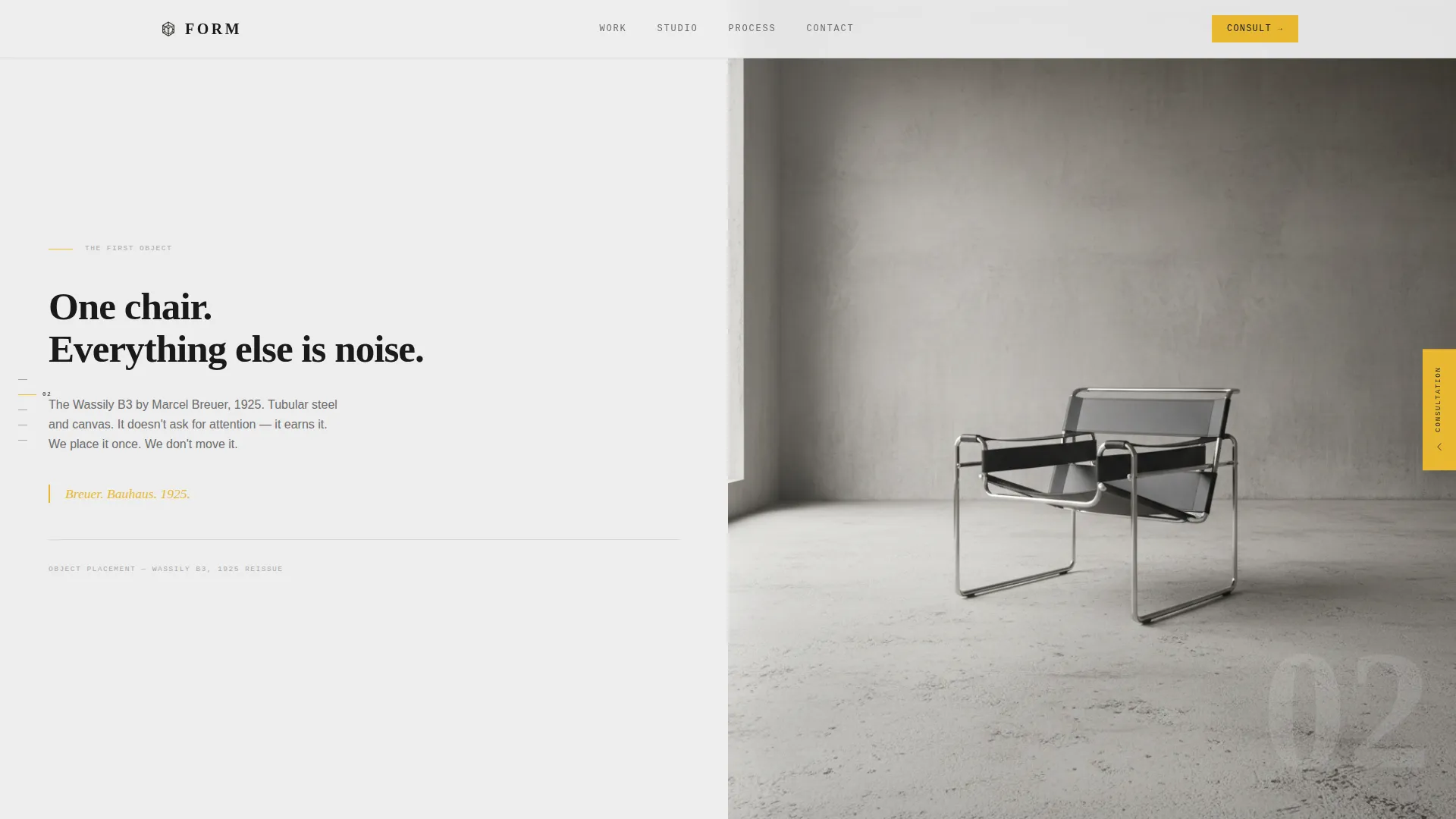 Bauhaus Architecture Blog Website Template