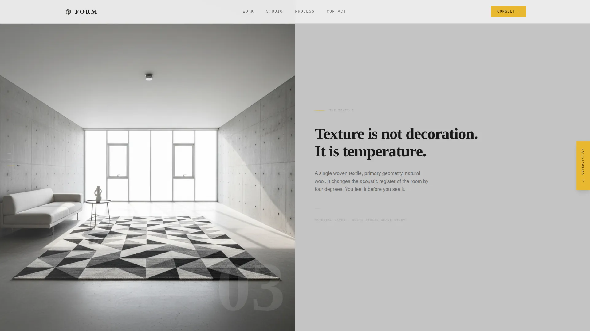 Bauhaus Architecture Blog Website Template
