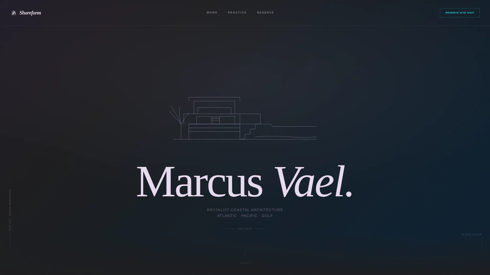 Residential Design Pre-Launch Website Template
