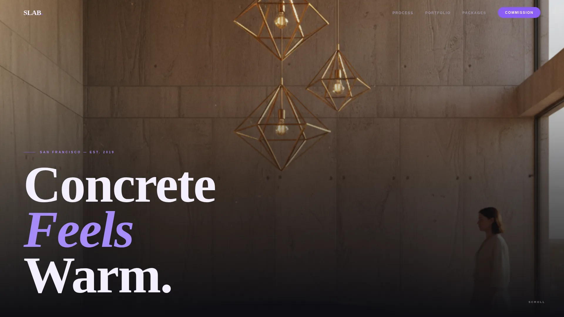 Brutalist Architecture Pricing Website Template