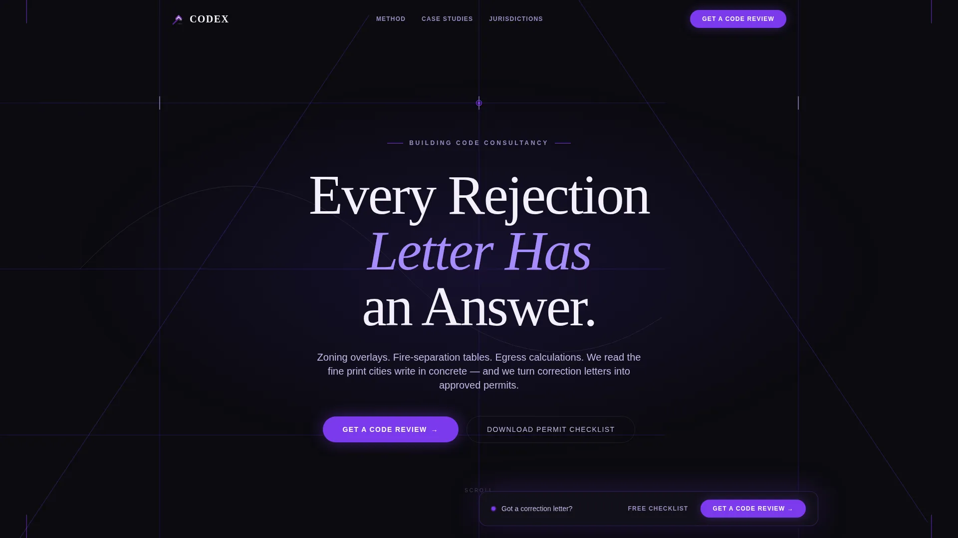 Architectural Technology Portfolio Website Template