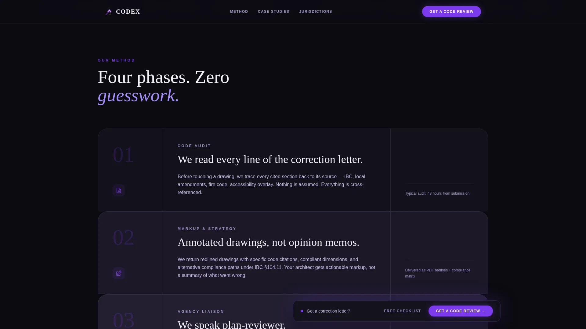 Architectural Technology Portfolio Website Template