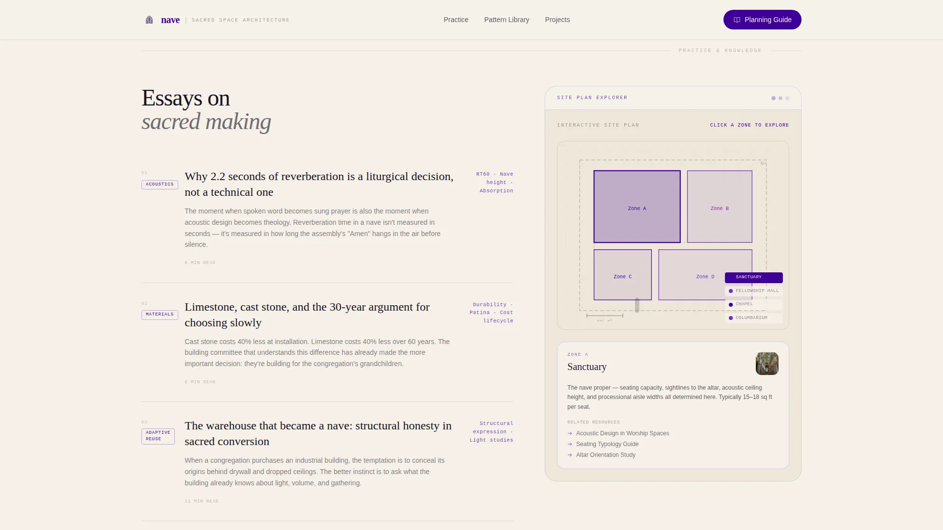 Religious & Cultural Architecture Blog Website Template