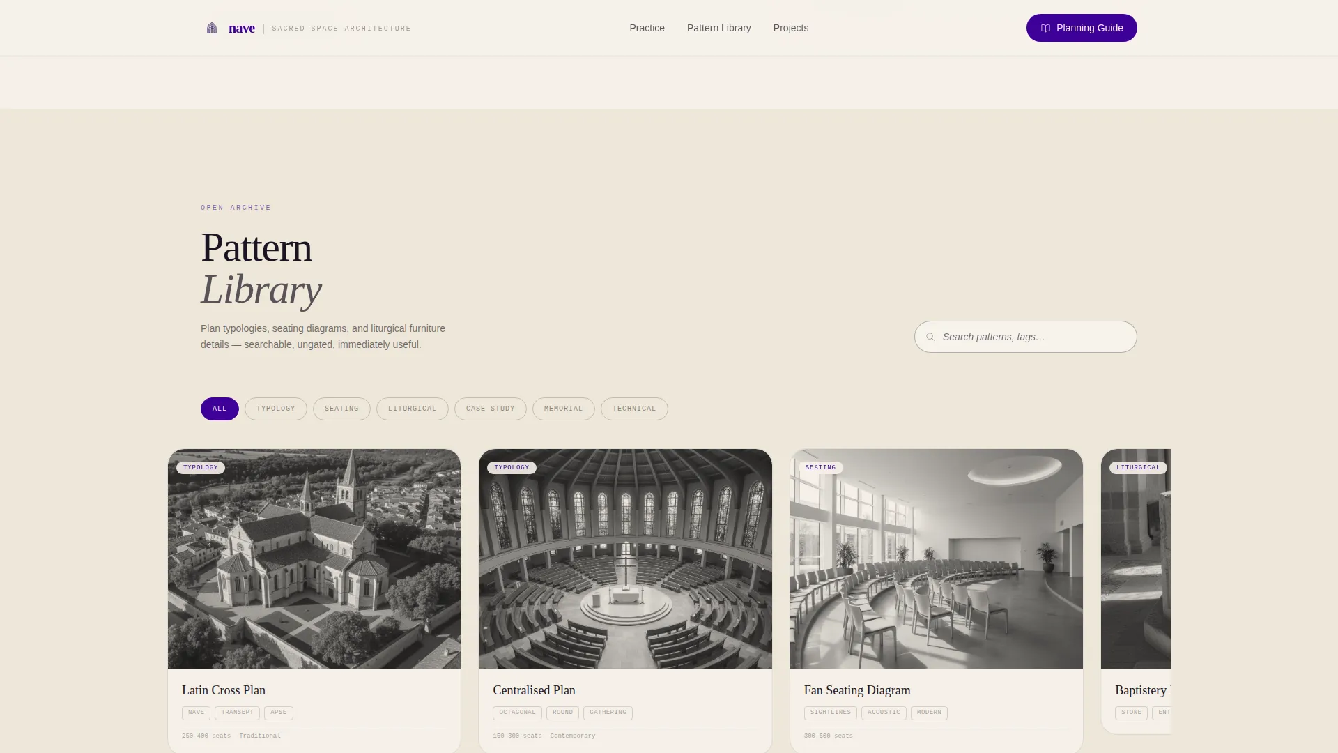 Religious & Cultural Architecture Blog Website Template