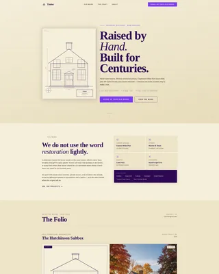 Colonial Architecture Professional Website Template