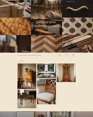 Colonial Architecture Specialist Professional Website Template