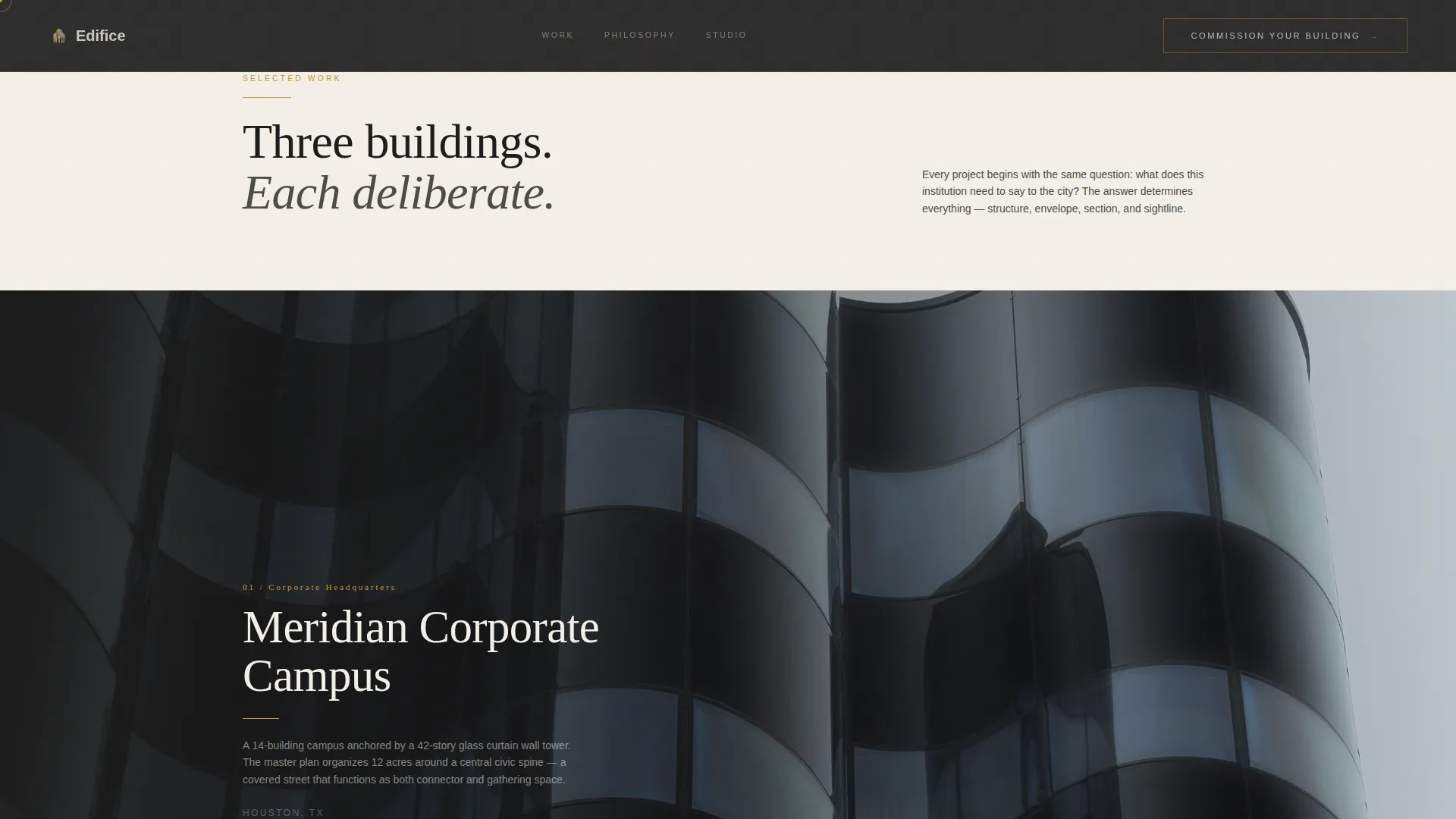 Architecture Firm Directory Website Template