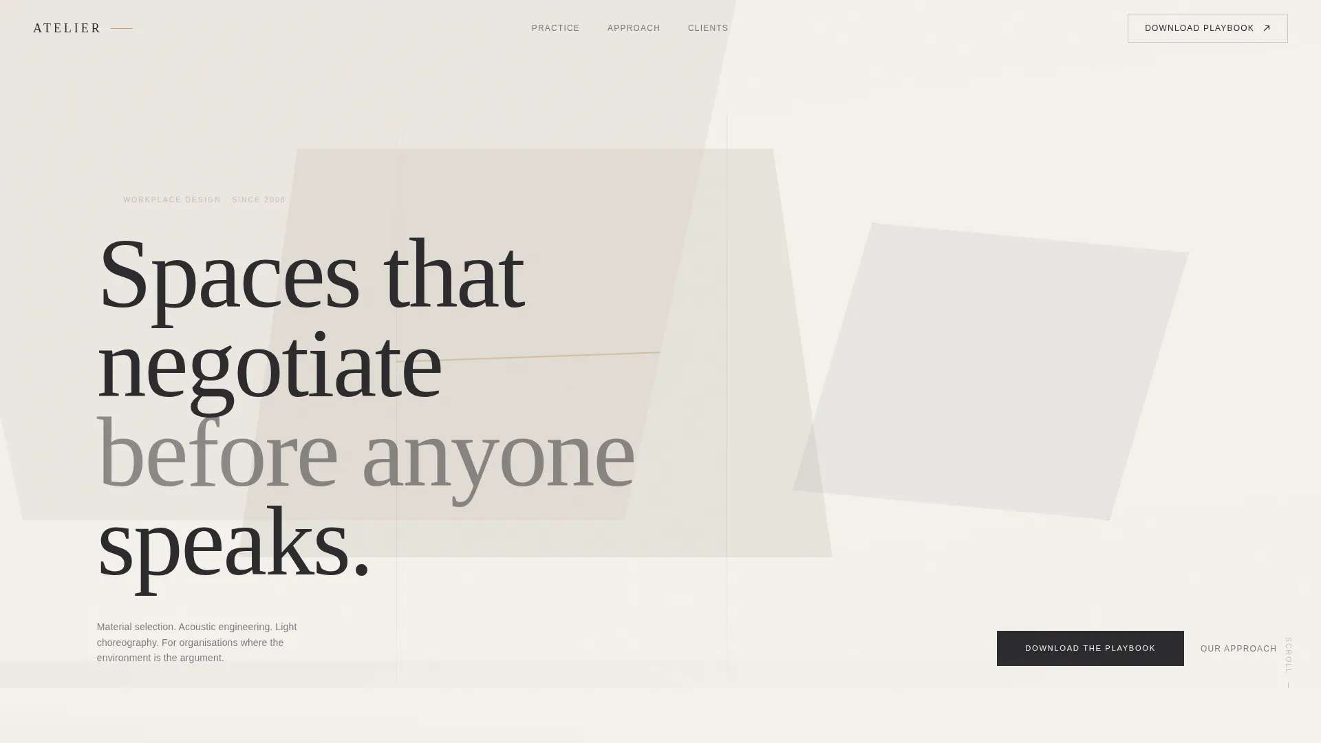 Commercial & Office Design Professional Website Template