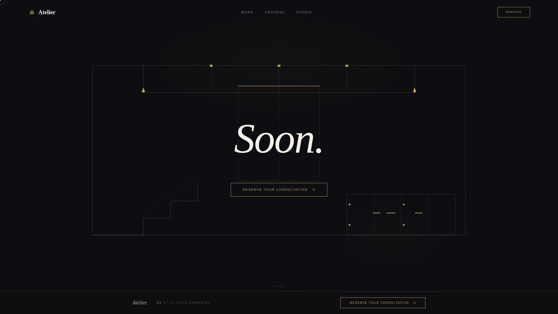 Craftsman Architecture Pre-Launch & Coming Soon Website Template