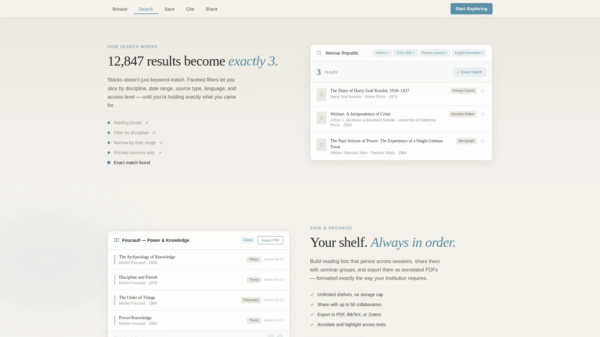 Digital Library Portal Landing Page Template