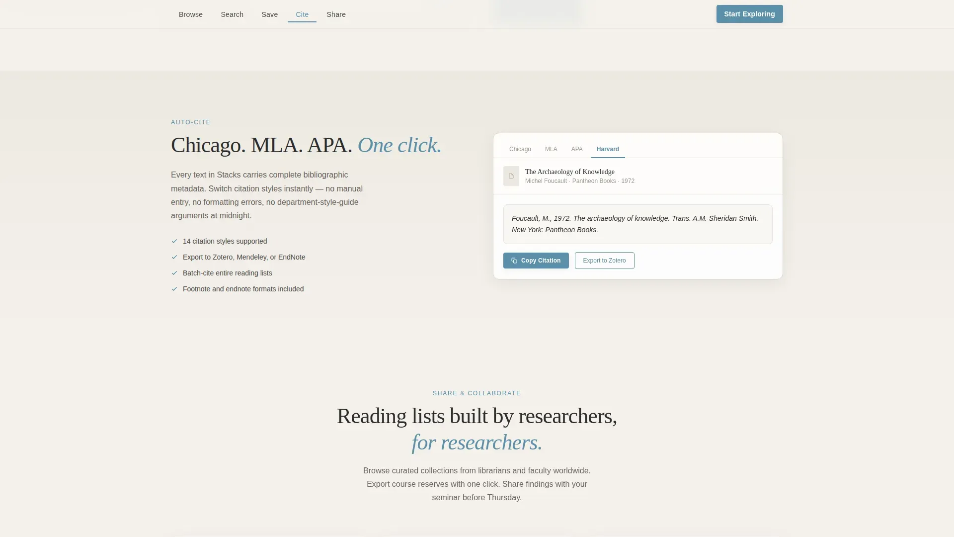 Digital Library Portal Landing Page Template