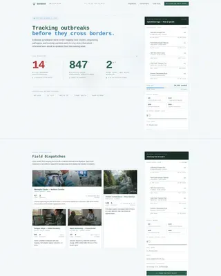 Public Health Department Specialist Professional Website Template