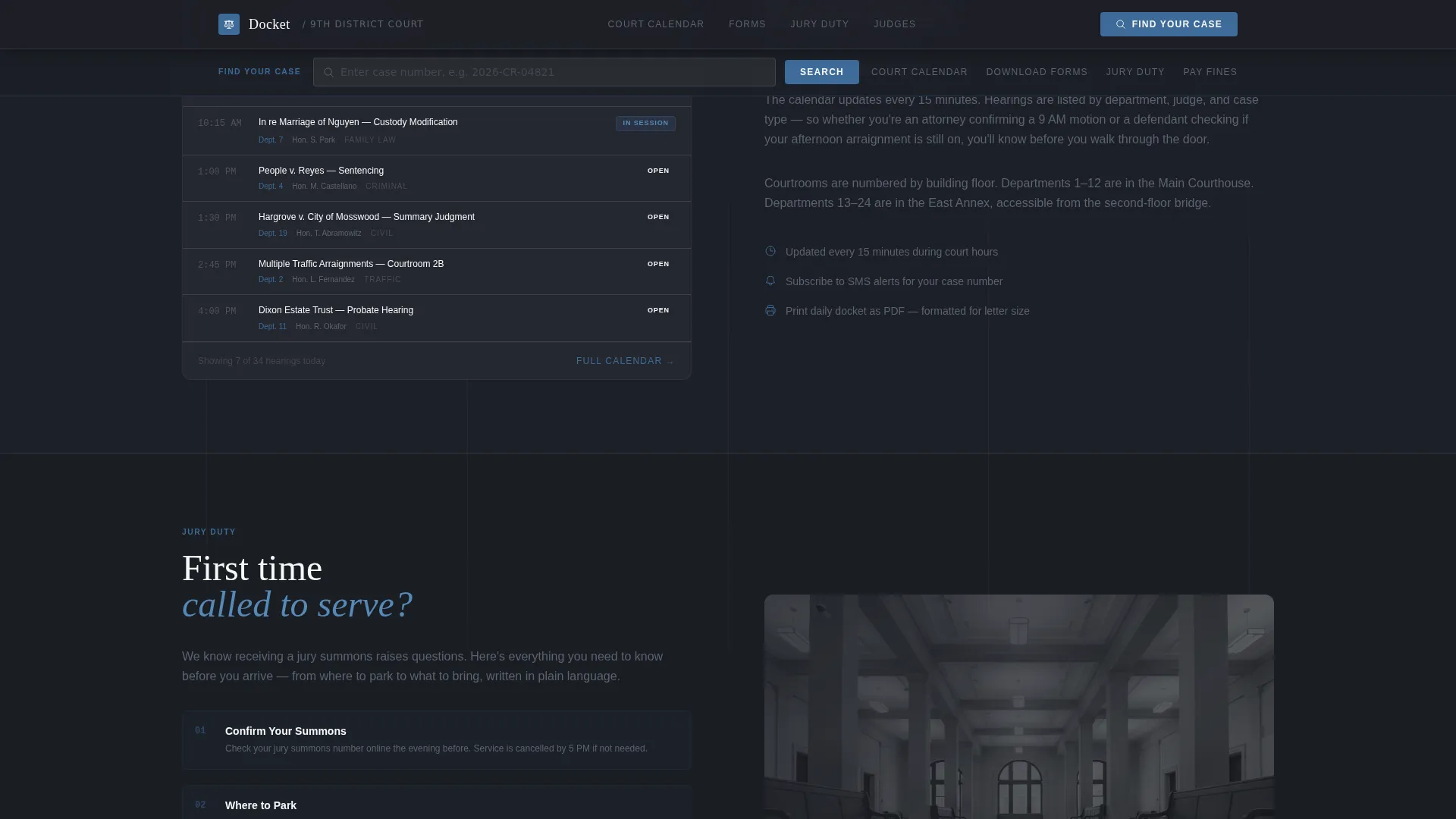 Judiciary & Legal Professional Website Template