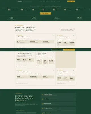 Economic Development Landing Page Template