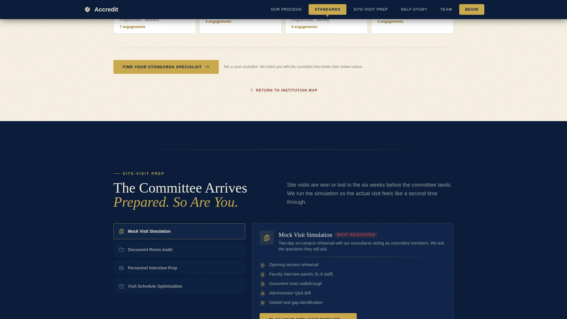 Education Department Booking Website Template