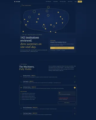 Education Department Booking Website Template