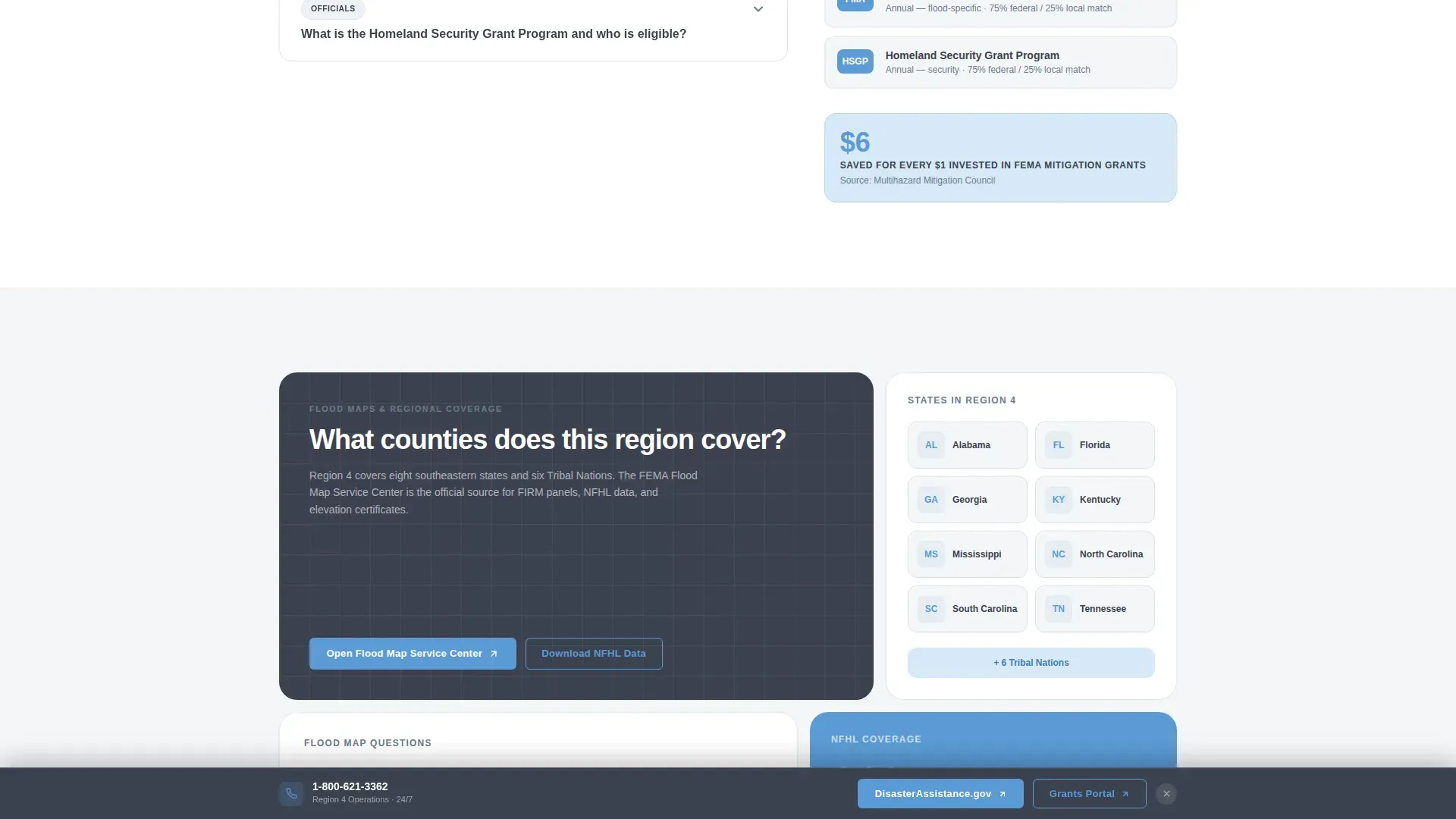 Emergency Operations Center Landing Page Template
