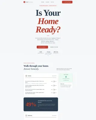 Diagnostic Employee Wellness Landing Page Template