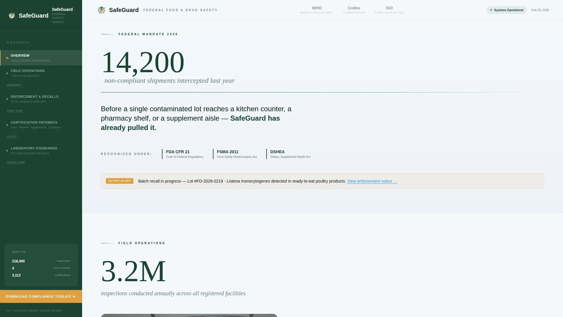 Public Health Department Professional Website Template