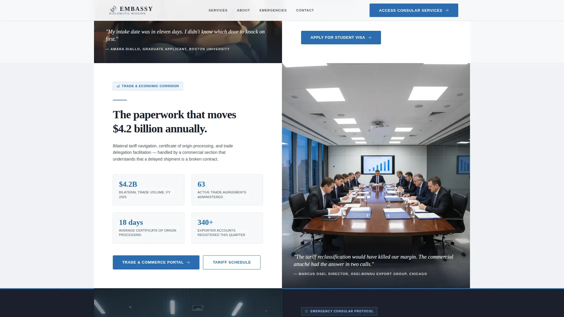 Government Agency & Department Professional Website Template