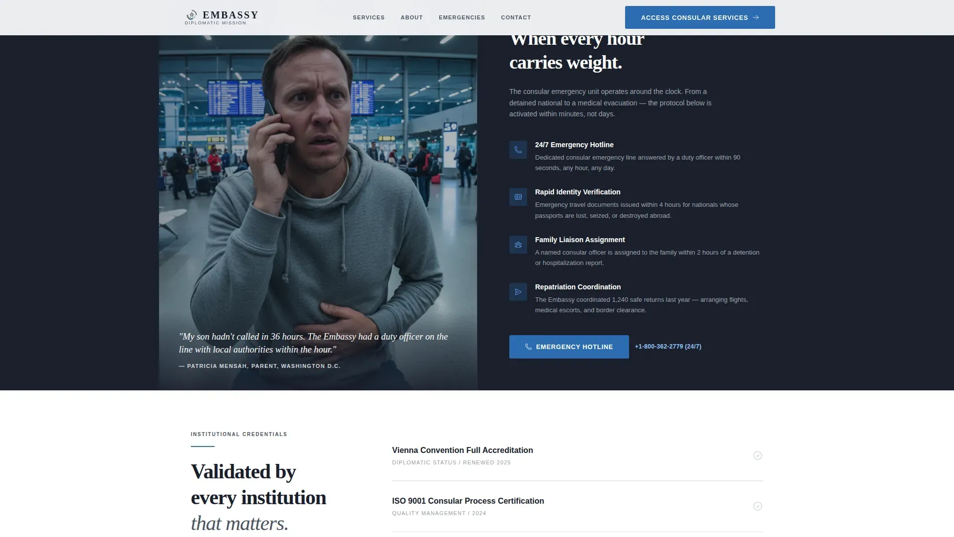 Government Agency & Department Professional Website Template