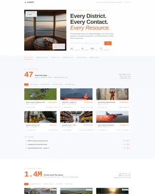 Land & Environmental Agency Directory Website Template