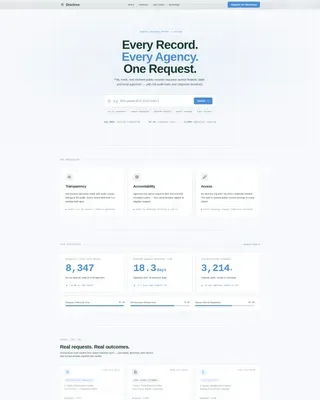 Digital Government Professional Website Template