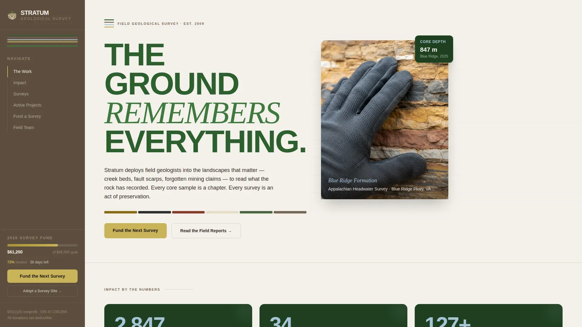 Land & Environmental Agency Professional Website Template