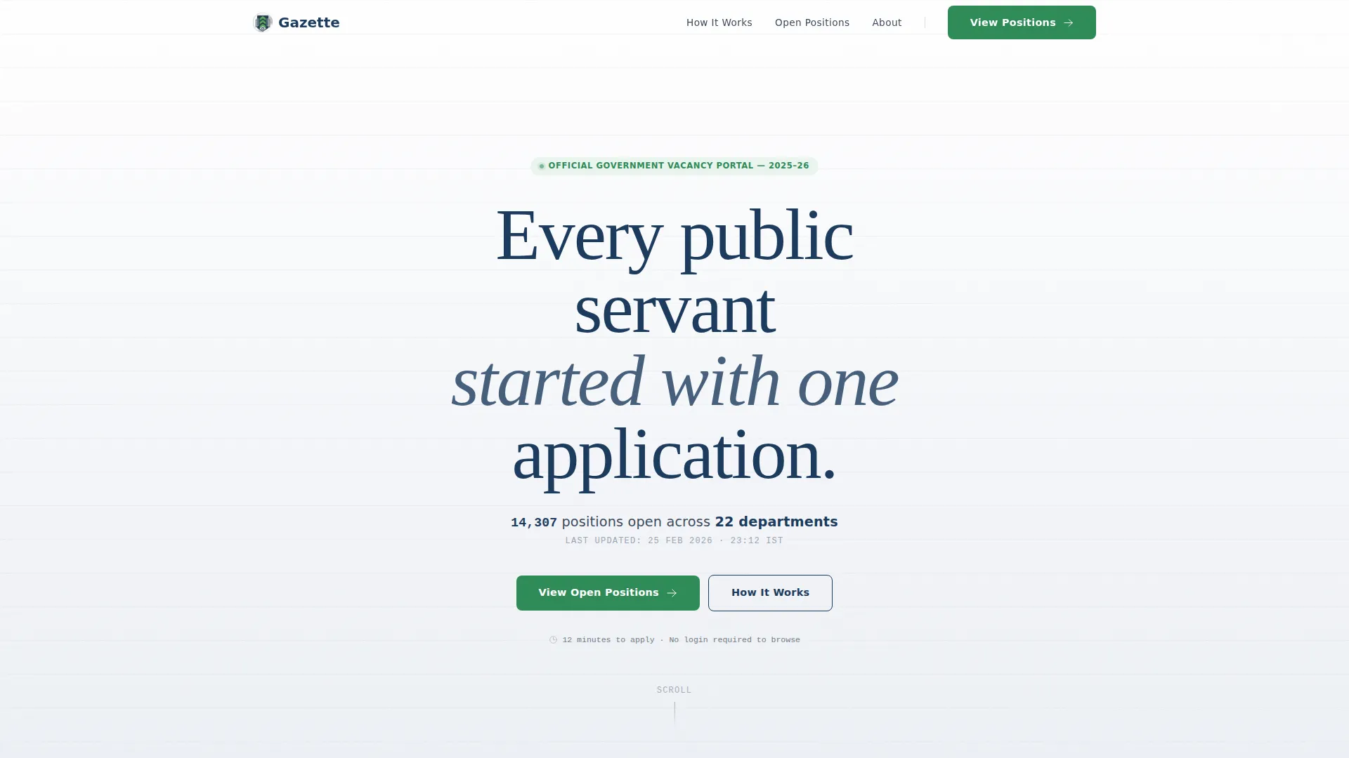 Digital Government Booking Website Template