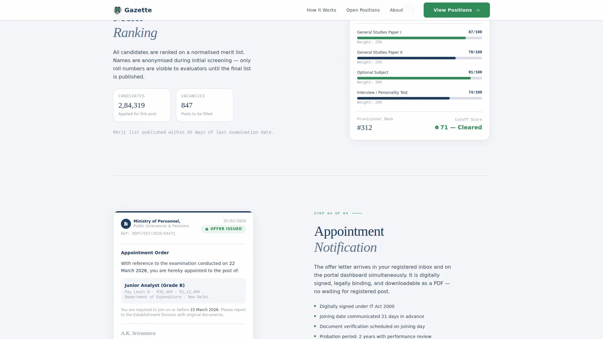 Digital Government Booking Website Template