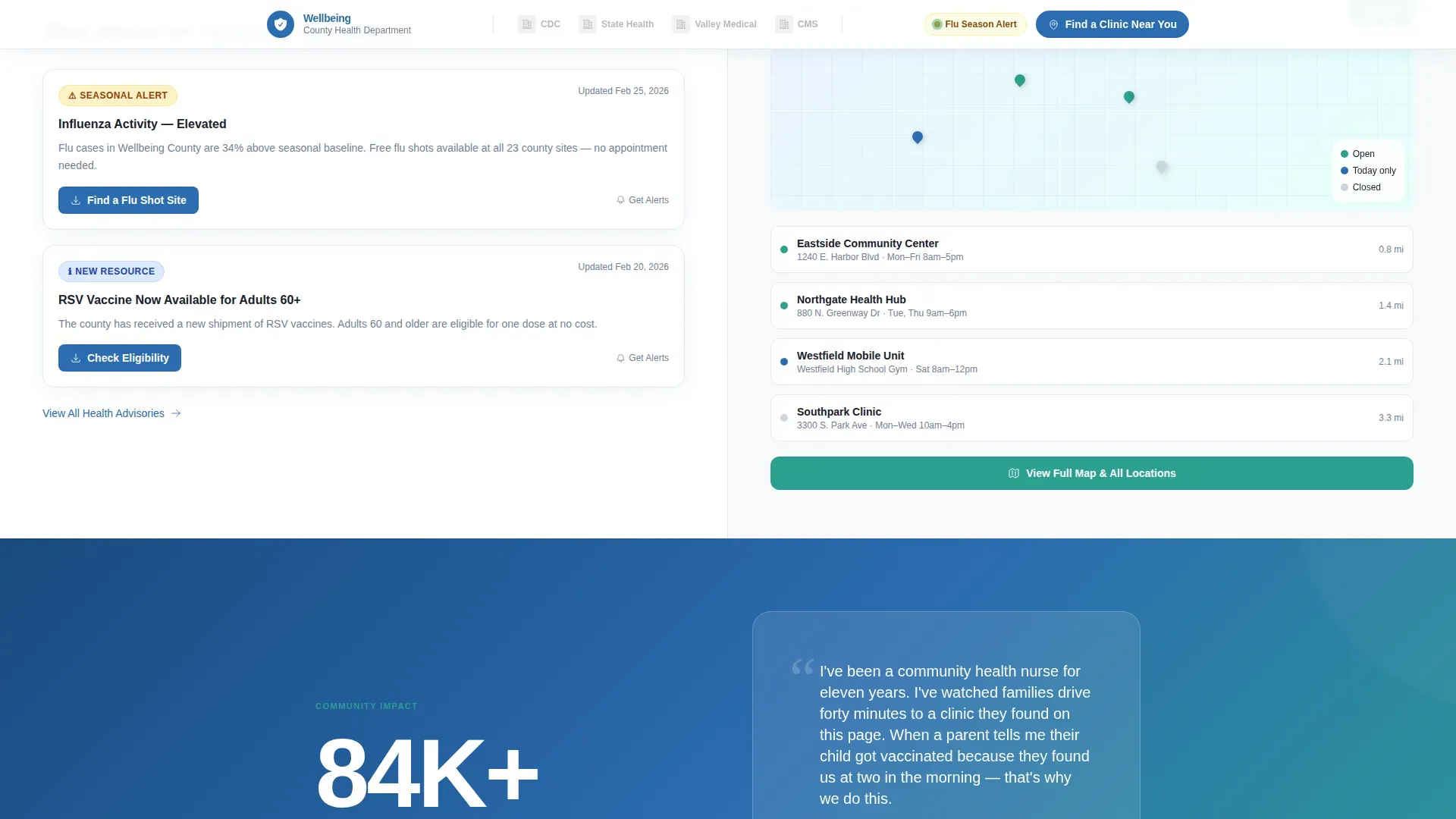 Government Agency & Department Booking Website Template