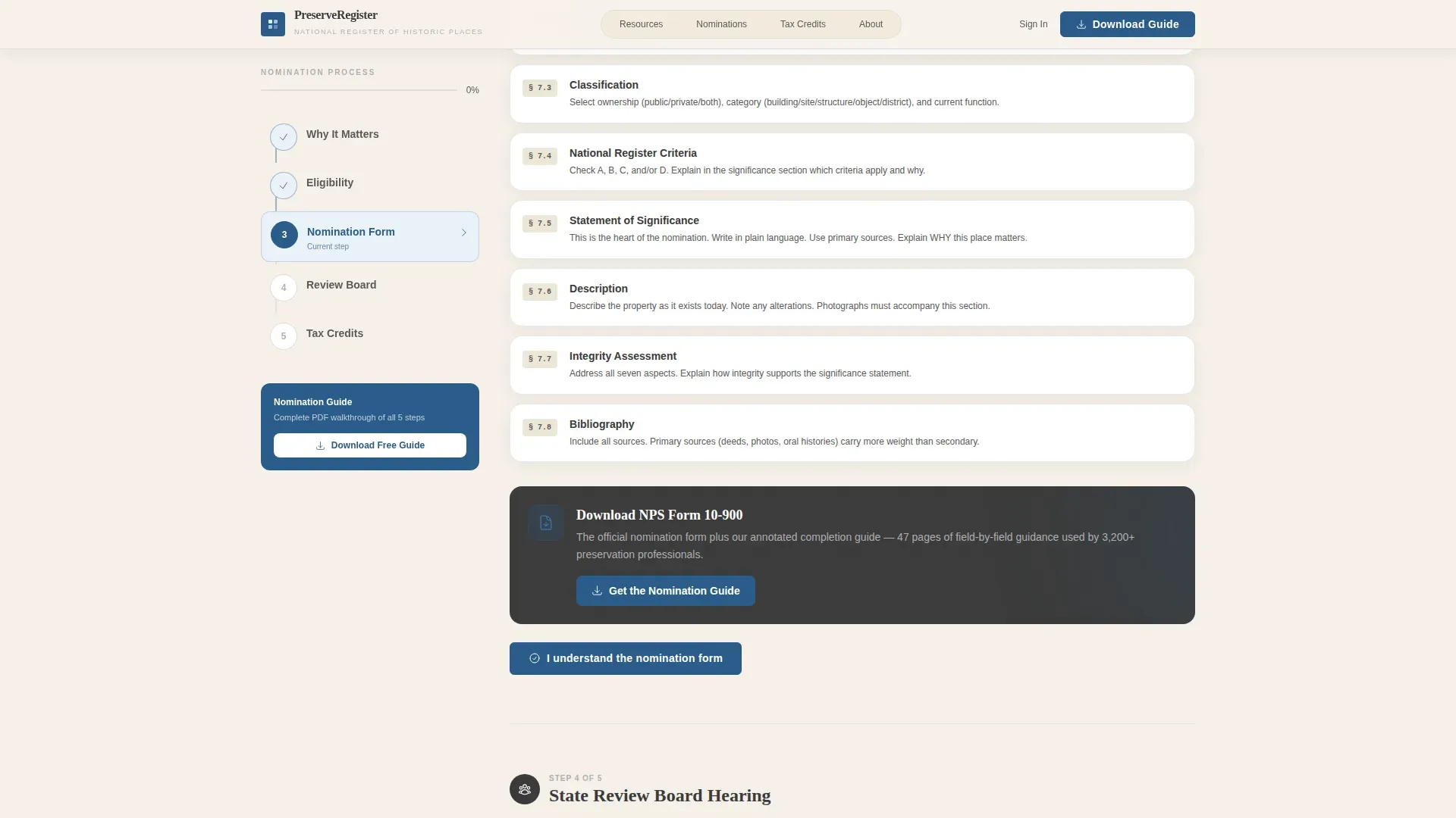 Historic Preservation Government Professional Website Template
