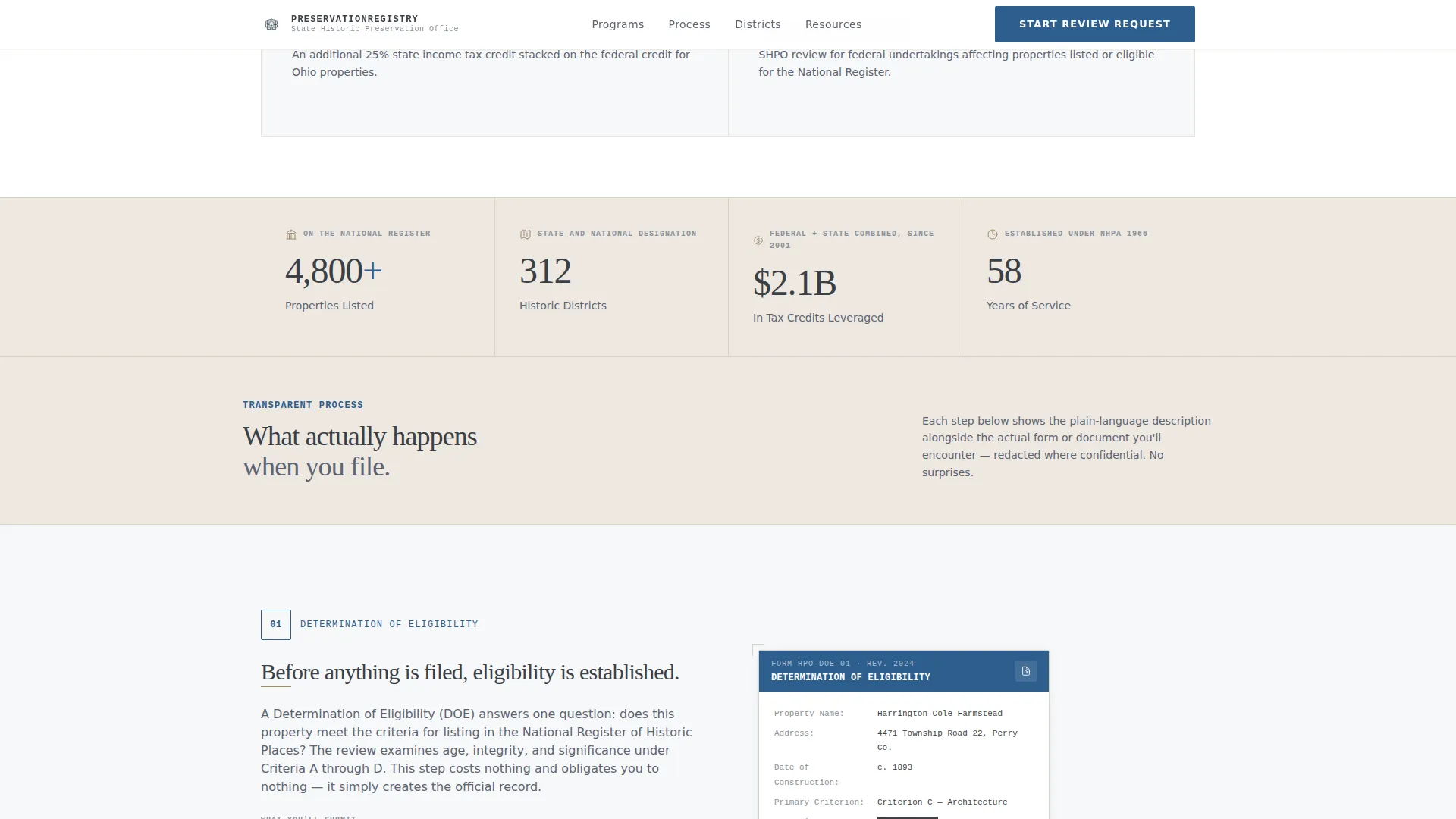 Historic Preservation Government Professional Website Template
