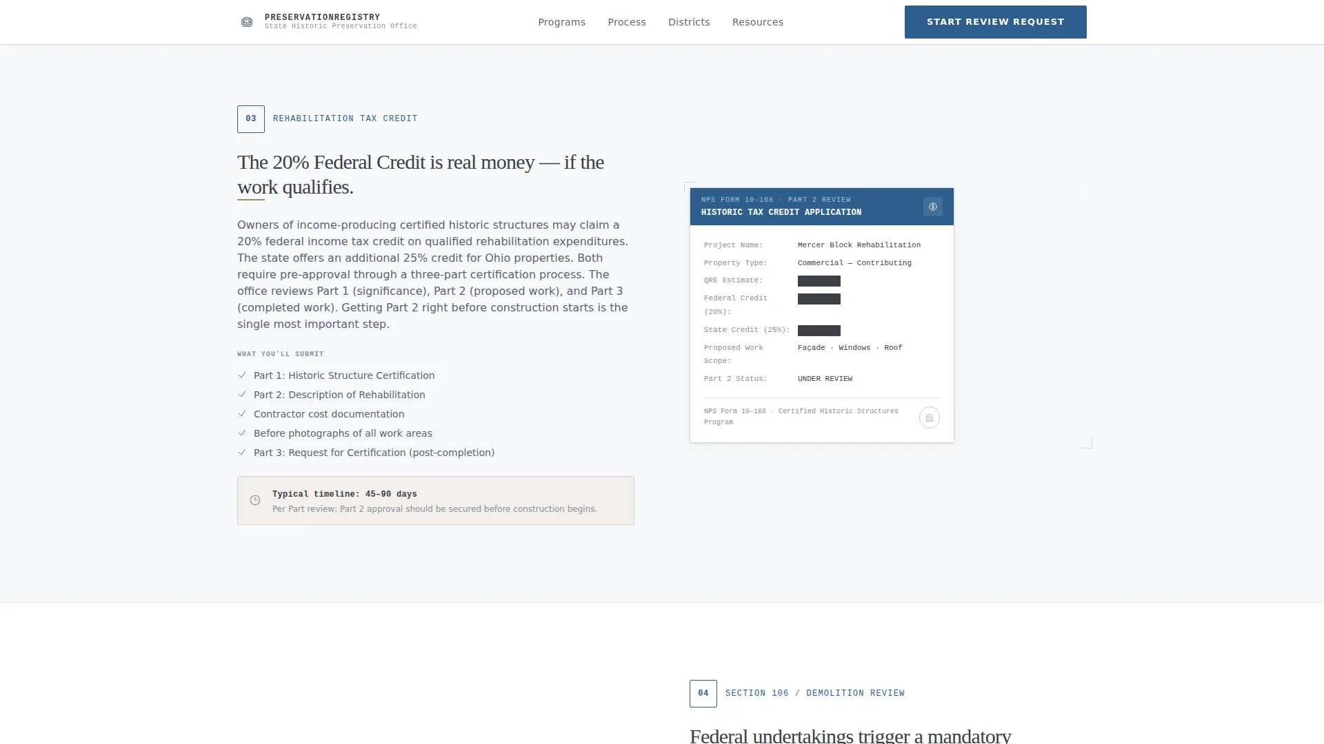 Historic Preservation Government Professional Website Template